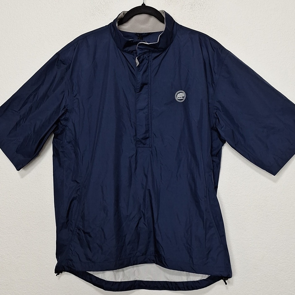 Peter Millar NWOT Blue Water Short Sleeve Outdoor Windbreaker Jacket Size M